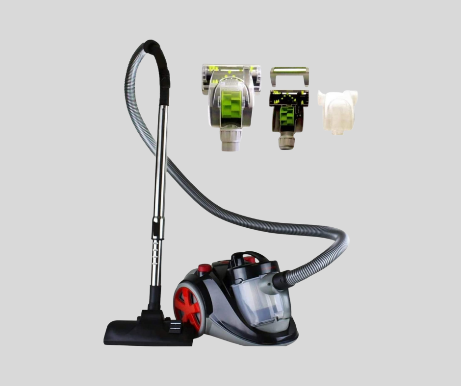 Ovente Electric Bagless Lightweight Canister Vacuum Cleaner 