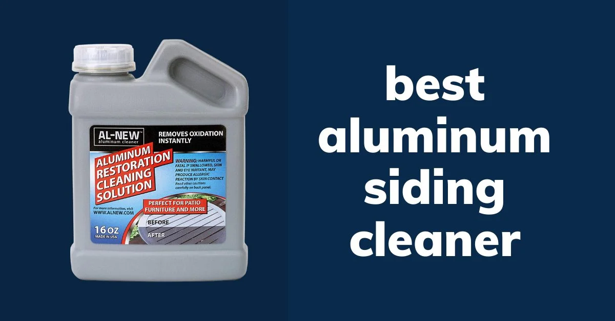 best aluminum siding cleaner