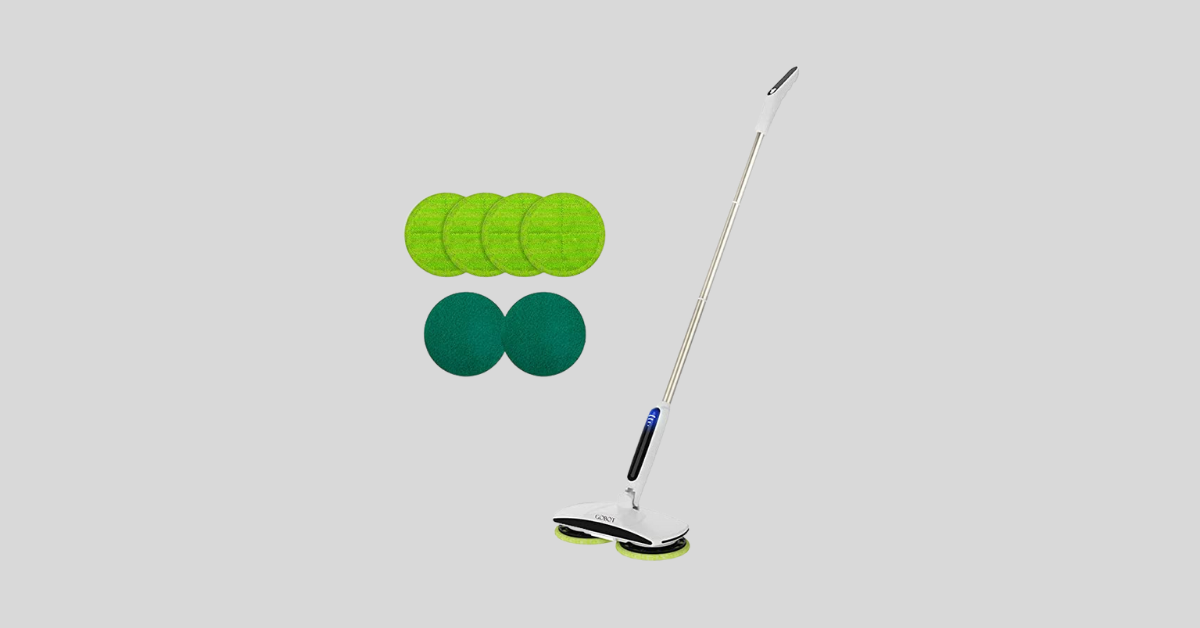 GOBOT Electric Mop with Motorized Dual Spin Mopheads