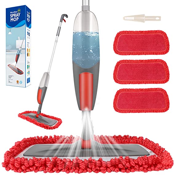 Spray Mop, Aiglam Floor Mop, 550ml Wet Jet Mop